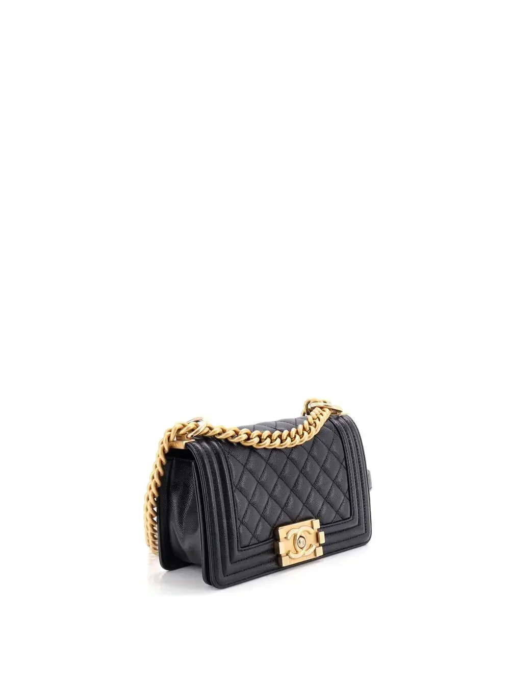 Chanel Boy Flap Bag Quilted Caviar #339410C47B